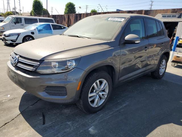 VOLKSWAGEN TIGUAN S 2013 gray 4dr spor gas WVGAV3AX4DW568401 photo #1