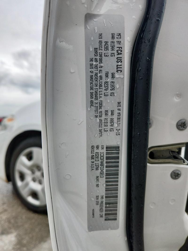 2015 DODGE DART SE 1C3CDFAA8FD345813