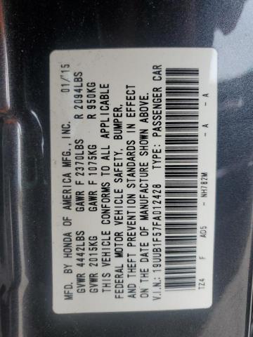 2015 ACURA TLX TECH 19UUB1F57FA012428