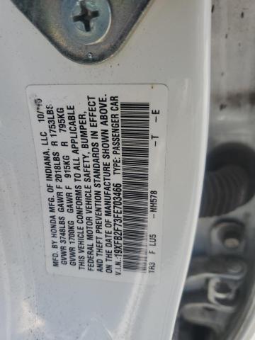 2015 HONDA CIVIC SE 19XFB2F73FE703466