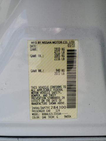 2015 NISSAN ALTIMA 2.5 - 1N4AL3AP7FC284300