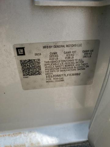2020 CHEVROLET MALIBU LT - 1G1ZD5ST7LF036892