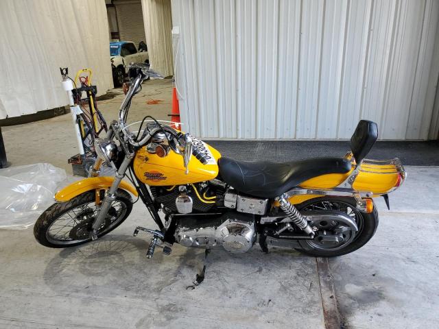 HARLEY-DAVIDSON FXDWG 2001 yellow  gas 1HD1GEV151Y335027 photo #4
