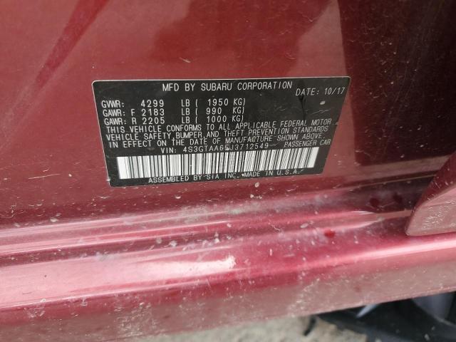 2018 SUBARU IMPREZA 4S3GTAA65J3712549