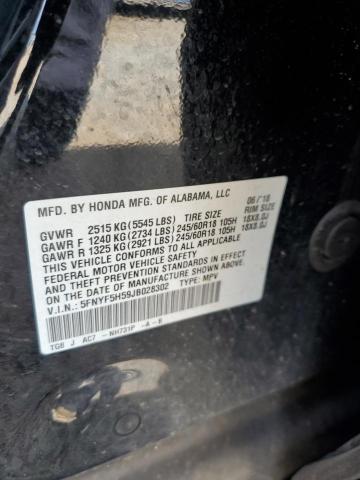2018 HONDA PILOT EXL 5FNYF5H59JB028302