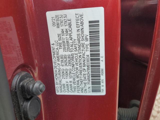 2021 HONDA CR-V SE #3291245965