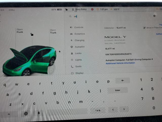 2024 TESLA MODEL Y 7SAYGDEEXRA254873