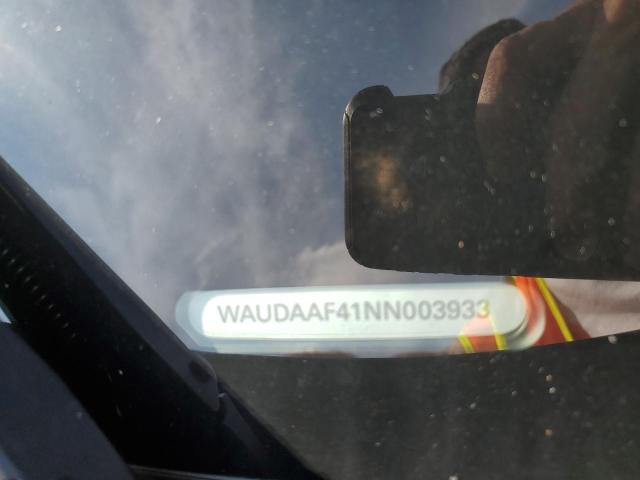 2022 AUDI A4 PREMIUM WAUDAAF41NN003933