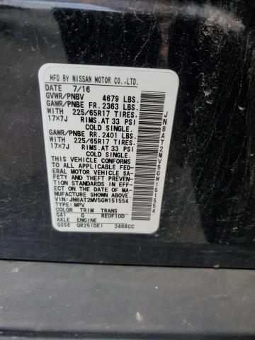 2016 NISSAN ROGUE S - JN8AT2MV5GW151554