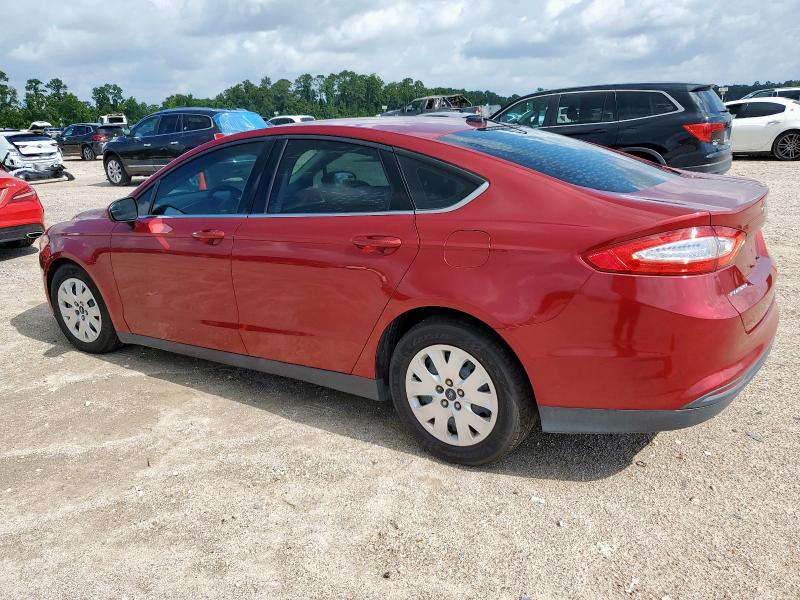 FORD FUSION S 2013 red  gas 3FA6P0G72DR385422 photo #3