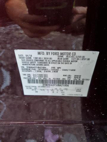2018 FORD FLEX LIMIT 2FMHK6DT5JBA21006