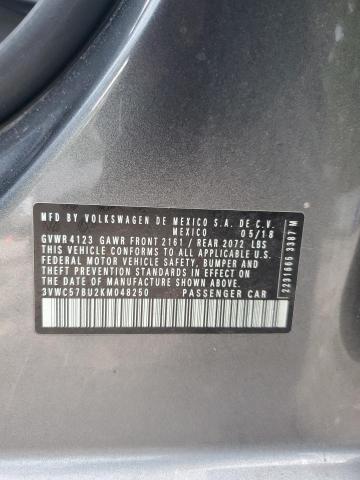 2019 VOLKSWAGEN JETTA S - 3VWC57BU2KM048250