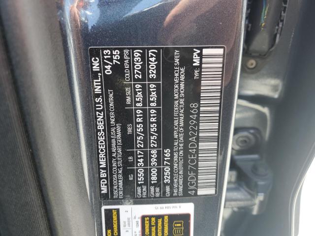 2013 MERCEDES-BENZ GL 450 4MA - 4JGDF7CE4DA229468