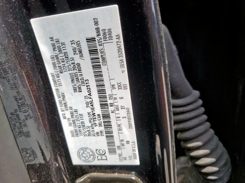 2020 FORD F150 SUPER - 1FTEW1E45LFA02513