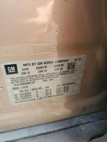 2019 BUICK ENCORE PREFERRED KL4CJASB3KB851001