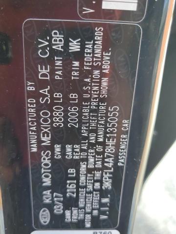 2017 KIA FORTE 3KPFL4A78HE135055