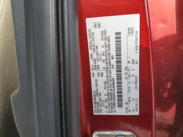 2018 FORD ESCAPE SE - 1FMCU0GD7JUA09620