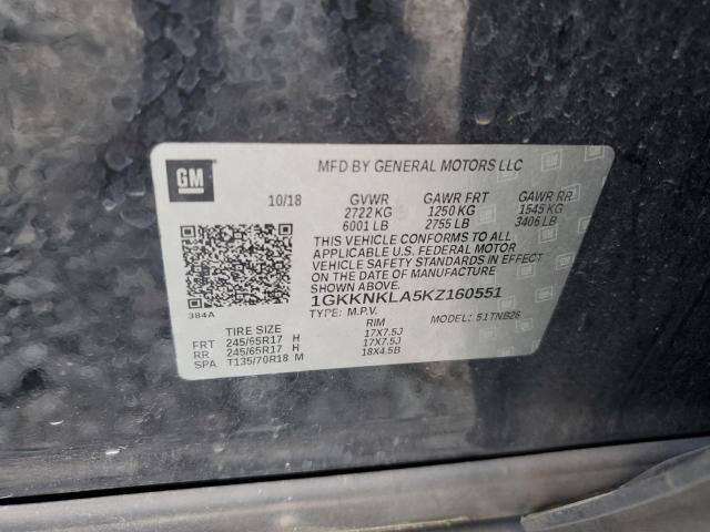2019 GMC ACADIA SLE 1GKKNKLA5KZ160551