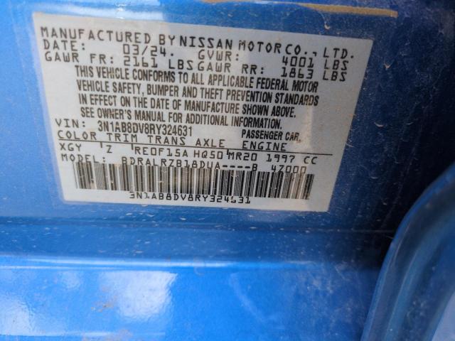 2024 NISSAN SENTRA SR 3N1AB8DV8RY324631