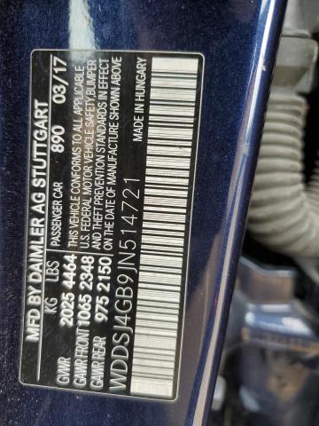 2018 MERCEDES-BENZ CLA 250 4M WDDSJ4GB9JN514721