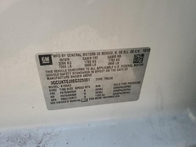 2014 CHEVROLET SILVERADO - 3GCUKTEJ8EG325061