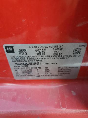 2014 CHEVROLET SILVERADO - 1GCVKSEC9EZ356061