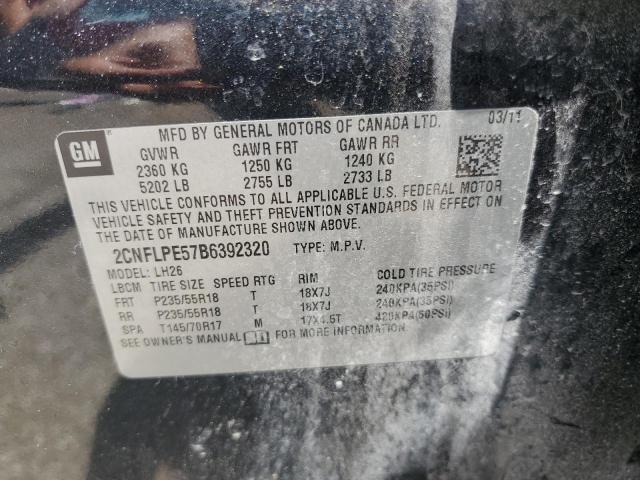 2011 CHEVROLET EQUINOX LT - 2CNFLPE57B6392320
