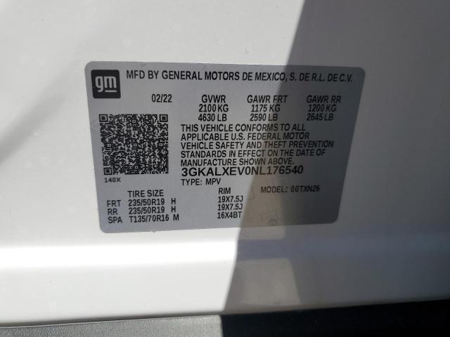 2022 GMC TERRAIN DE 3GKALXEV0NL176540