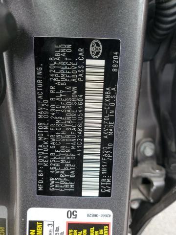 2020 TOYOTA CAMRY LE - 4T1C31AK6LU544604