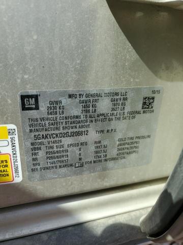 2016 BUICK ENCLAVE 5GAKVCKD2GJ206812