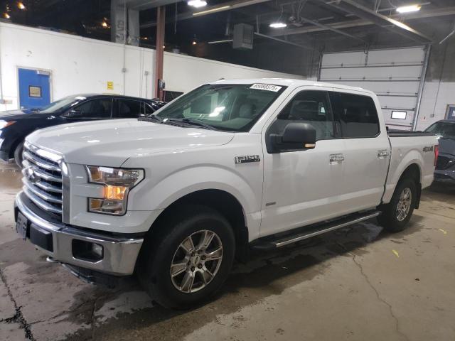 FORD F150 SUPER 2016 white crew pic gas 1FTEW1EP5GKE65615 photo #1