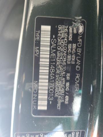 2004 LAND ROVER RANGE ROVE #3303000600