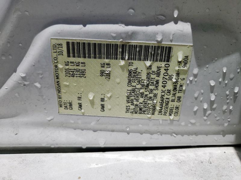 2018 NISSAN MAXIMA 3.5 - 1N4AA6APXJC407040
