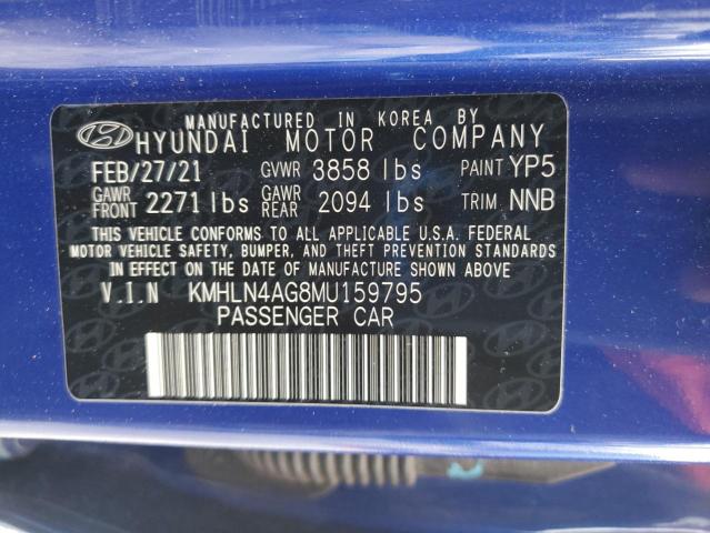 2021 HYUNDAI ELANTRA SE - KMHLN4AG8MU159795