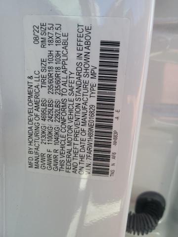 2022 HONDA CR-V EXL 7FARW1H89NE016829