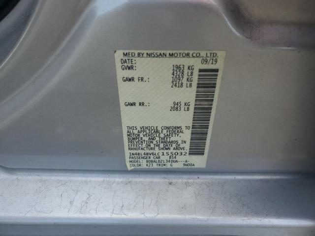 2020 NISSAN ALTIMA S - 1N4BL4BV6LC155032