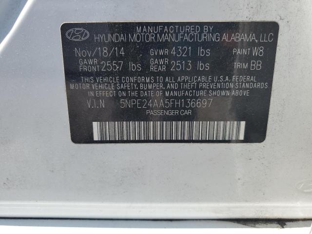 2015 HYUNDAI SONATA ECO 5NPE24AA5FH136697