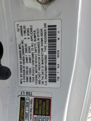 2015 HONDA CIVIC EX 2HGFG3B8XFH503860