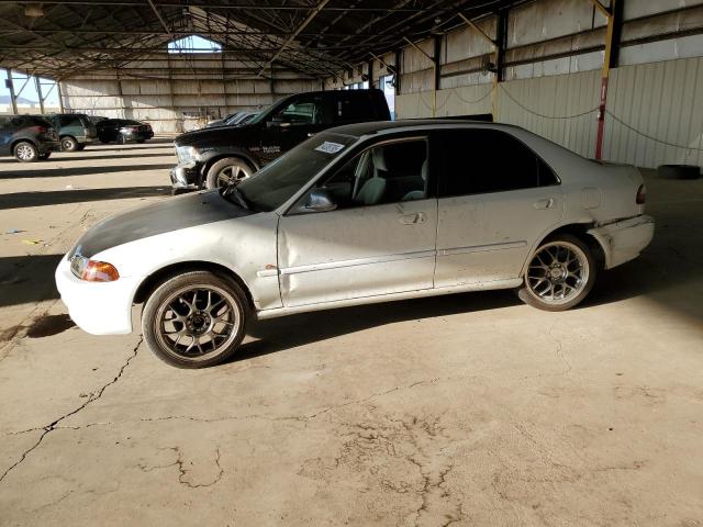 HONDA CIVIC 1993 white  gas 1HGEG8559PL039054 photo #1