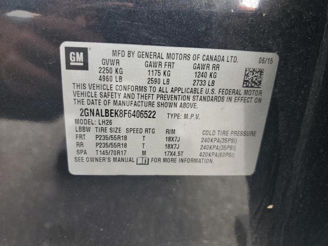 2015 CHEVROLET EQUINOX LT - 2GNALBEK8F6406522