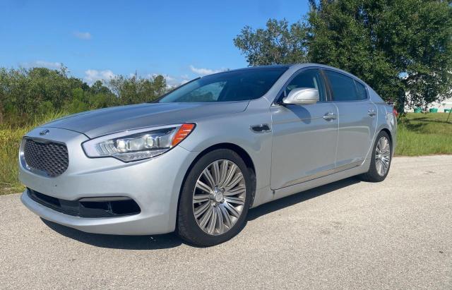 KIA K900 2015 silver  Gasoline KNALU4D44F6027128 photo #3