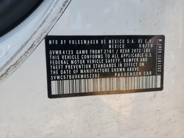 2019 VOLKSWAGEN JETTA S - 3VWC57BU0KM052202