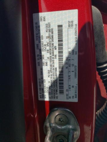 2020 FORD ESCAPE 1FMCU0G62LUA91566