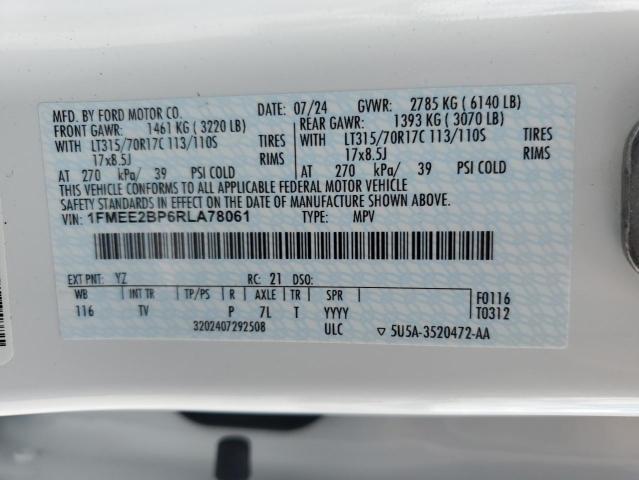 2024 FORD BRONCO WIL 1FMEE2BP6RLA78061