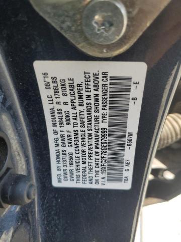 2016 HONDA CIVIC EX - 19XFC2F78GE079999