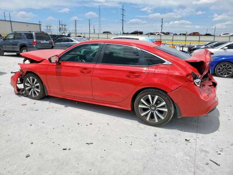 HONDA CIVIC EX 2023 red  gas 2HGFE1F75PH314708 photo #3