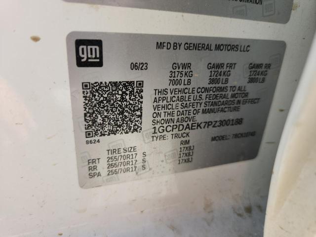 2023 CHEVROLET SILVERADO K1500 - 1GCPDAEK7PZ300188