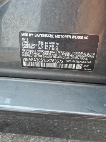 2018 BMW 320 XI WBA8A3C51JK763673