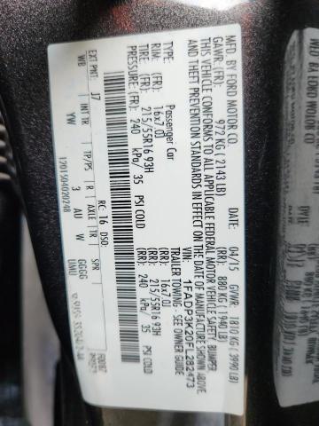 2015 FORD FOCUS SE 1FADP3K20FL282473