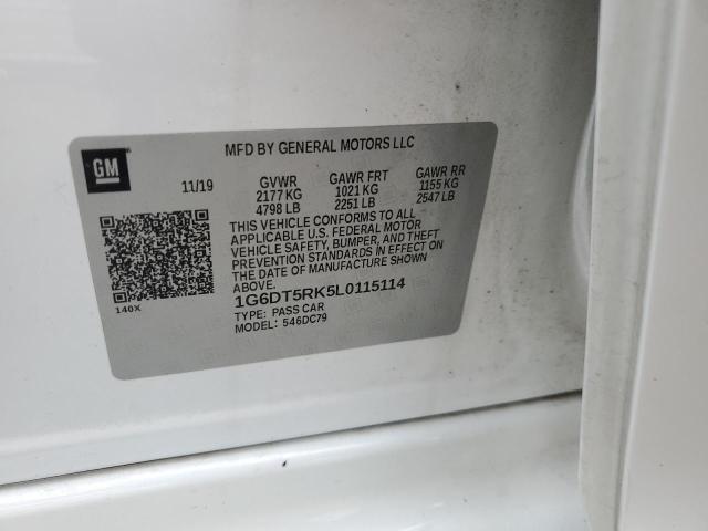 2020 CADILLAC CT5 PREMIUM LUXURY 1G6DT5RK5L0115114